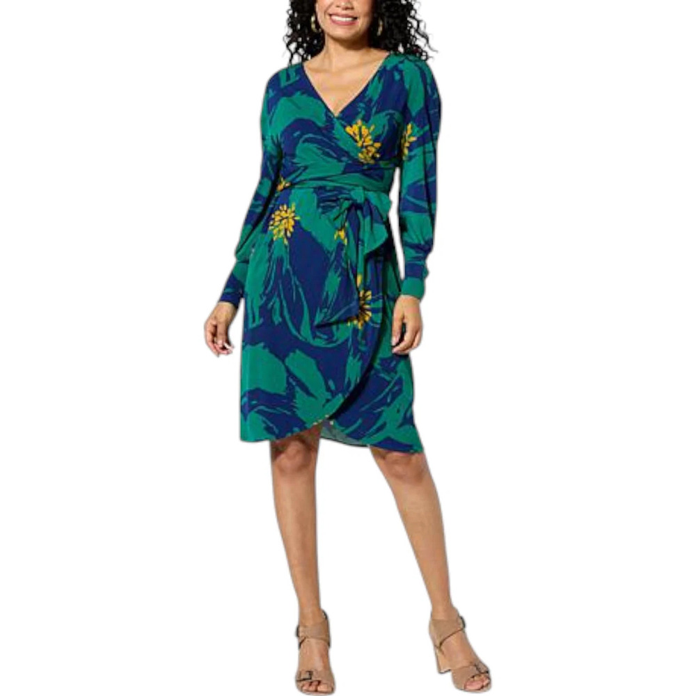 LB70 by Lloyd Boston Women's Cocktail Cuff Dress Estate Blue Combo - Regular